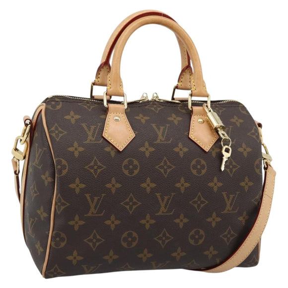 LOUIS VUITTON Monogram Speedy Bandouliere 25 Hand Bag 2way M45948 Auth 190087SAM