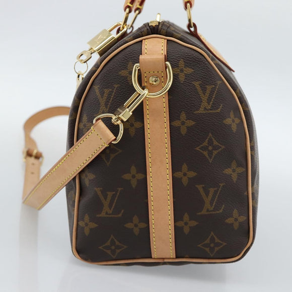 LOUIS VUITTON Monogram Speedy Bandouliere 25 Hand Bag 2way M45948 Auth 190087SAM