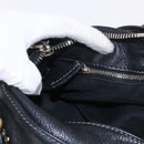 Chloe Paddington Hand Bag Leather Black Gold Silver Auth 190091A-26