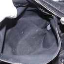 Chloe Paddington Hand Bag Leather Black Gold Silver Auth 190091A-27