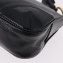 PRADA Hand Bag Leather Black Gold 1BC201 Auth 190093SAM-17