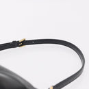 PRADA Hand Bag Leather Black Gold 1BC201 Auth 190093SAM-8