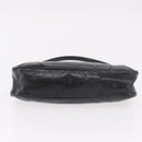 PRADA Hand Bag Leather Black Gold 1BC201 Auth 190093SAM-5