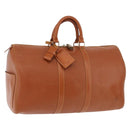 LOUIS VUITTON Epi Keepall 45 Boston Bag Brown M42978 LV Auth 190098SAV-1