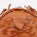 LOUIS VUITTON Epi Keepall 45 Boston Bag Brown M42978 LV Auth 190098SAV-18