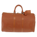 LOUIS VUITTON Epi Keepall 45 Boston Bag Brown M42978 LV Auth 190098SAV-2