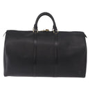 LOUIS VUITTON Epi Keepall 50 Boston Bag Black M42962 LV Auth 190102SAV-2