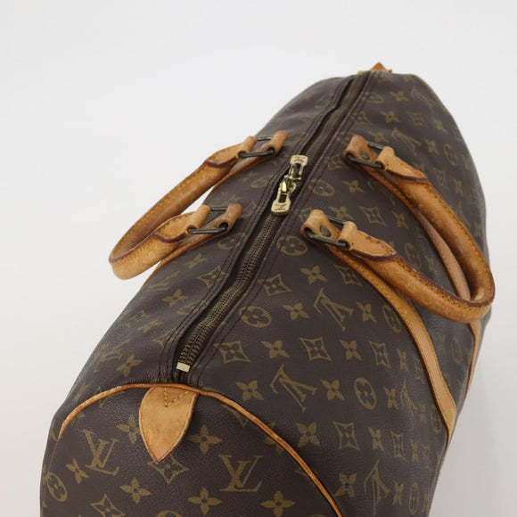 LOUIS VUITTON Monogram Keepall 45 Boston Bag M41428 LV Auth 190104