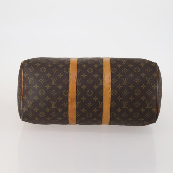 LOUIS VUITTON Monogram Keepall 45 Boston Bag M41428 LV Auth 190104