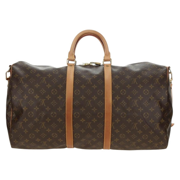 LOUIS VUITTON Monogram Keepall Bandouliere 60 Bag M41412 LV Auth 190106SAV