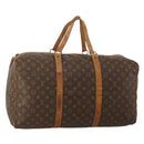 LOUIS VUITTON Monogram Sac Souple 55 Boston Bag M41622 LV Auth 190107-1
