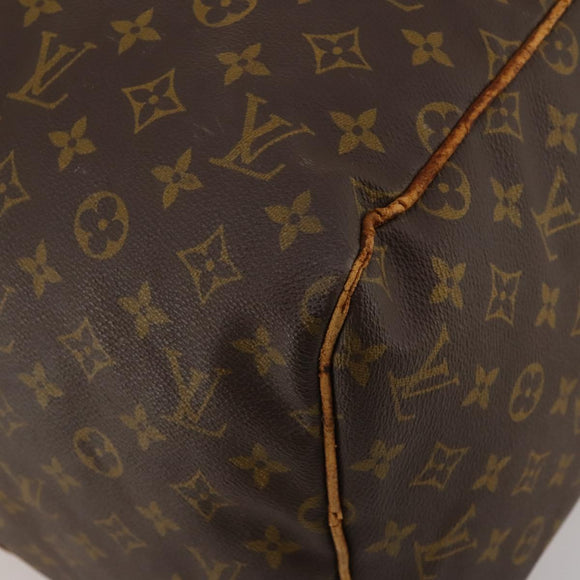 LOUIS VUITTON Monogram Sac Souple 55 Boston Bag M41622 LV Auth 190107