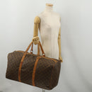 LOUIS VUITTON Monogram Sac Souple 55 Boston Bag M41622 LV Auth 190107-22