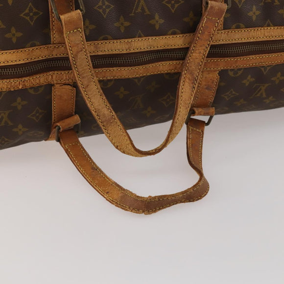 LOUIS VUITTON Monogram Sac Souple 55 Boston Bag M41622 LV Auth 190107