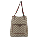 GUCCI GG Supreme Web Sherry Line Tote Bag PVC Beige Red 002 58 6487 Auth 190108-13