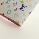 LOUIS VUITTON Monogram Multicolor Agenda PM Cover White R21074 LV Auth 190110M-11