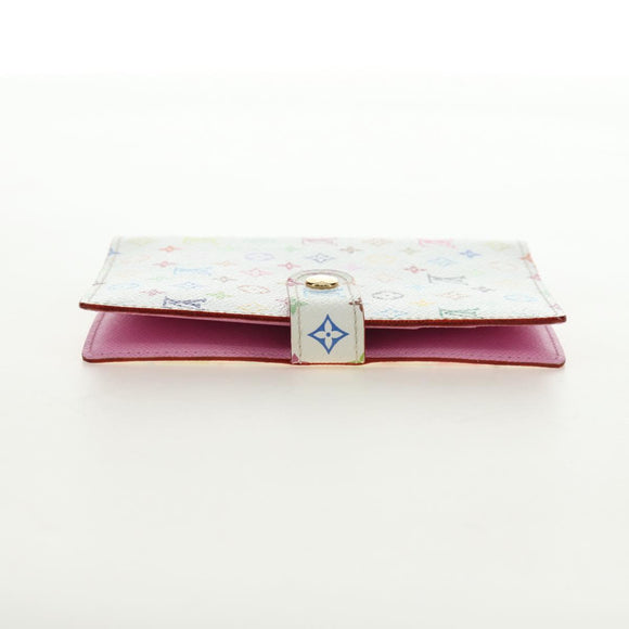LOUIS VUITTON Monogram Multicolor Agenda PM Cover White R21074 LV Auth 190110M