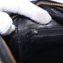 CHANEL Matelasse Chain Shoulder Bag Patent leather Black Gold CC Auth 190111A-20