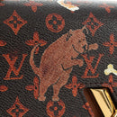 LOUIS VUITTON Catgram Sac Twist MM Shoulder Bag Marron M44408 LV Auth 190114SAM-23