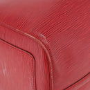 LOUIS VUITTON Epi Keepall 50 Boston Bag Red M42967 LV Auth 190116A-13