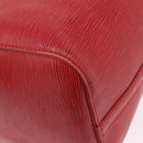 LOUIS VUITTON Epi Keepall 50 Boston Bag Red M42967 LV Auth 190116A-15