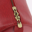 LOUIS VUITTON Epi Keepall 50 Boston Bag Red M42967 LV Auth 190116A-18