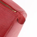 LOUIS VUITTON Epi Keepall 50 Boston Bag Red M42967 LV Auth 190116A-19