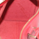 LOUIS VUITTON Epi Keepall 50 Boston Bag Red M42967 LV Auth 190116A-25