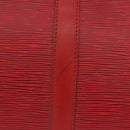 LOUIS VUITTON Epi Keepall 50 Boston Bag Red M42967 LV Auth 190116A-4