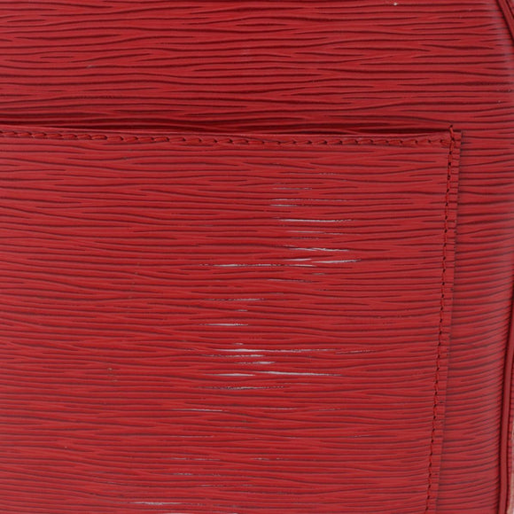 LOUIS VUITTON Epi Keepall 50 Boston Bag Red M42967 LV Auth 190116A