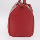 LOUIS VUITTON Epi Keepall 50 Boston Bag Red M42967 LV Auth 190116A-7
