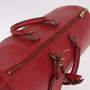 LOUIS VUITTON Epi Keepall 50 Boston Bag Red M42967 LV Auth 190116A-8