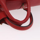 LOUIS VUITTON Epi Keepall 50 Boston Bag Red M42967 LV Auth 190116A-9