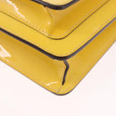 LOUIS VUITTON Monogram Vernis Monceau BB Hand Bag 2way Yellow LV Auth 190117A-17