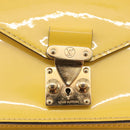 LOUIS VUITTON Monogram Vernis Monceau BB Hand Bag 2way Yellow LV Auth 190117A-20