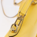 LOUIS VUITTON Monogram Vernis Monceau BB Hand Bag 2way Yellow LV Auth 190117A-21