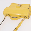 LOUIS VUITTON Monogram Vernis Monceau BB Hand Bag 2way Yellow LV Auth 190117A-7