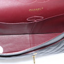 CHANEL Matelasse 30 Chain Shoulder Bag Lamb Skin Gold Black CC Auth 190118SAM-9