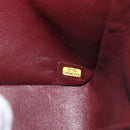 CHANEL Matelasse 30 Chain Shoulder Bag Lamb Skin Gold Black CC Auth 190118SAM-10