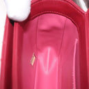 CHANEL Matelasse Chain Shoulder Bag Lamb Skin Red Gold CC Auth 190119SAM-27