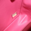 CHANEL Matelasse Chain Shoulder Bag Lamb Skin Red Gold CC Auth 190119SAM-11