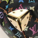 LOUIS VUITTON Monogram Multicolor Keepall 45 Bag Black M92640 LV Auth 190120SM-15