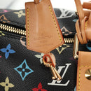 LOUIS VUITTON Monogram Multicolor Keepall 45 Bag Black M92640 LV Auth 190120SM-21