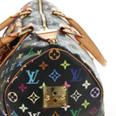 LOUIS VUITTON Monogram Multicolor Keepall 45 Bag Black M92640 LV Auth 190120SM-26