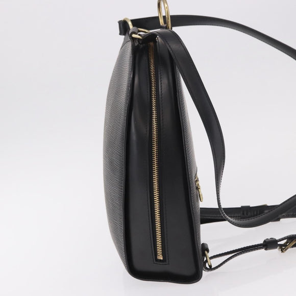 LOUIS VUITTON Epi Mabillon Backpack Black M52232 LV Auth 190121
