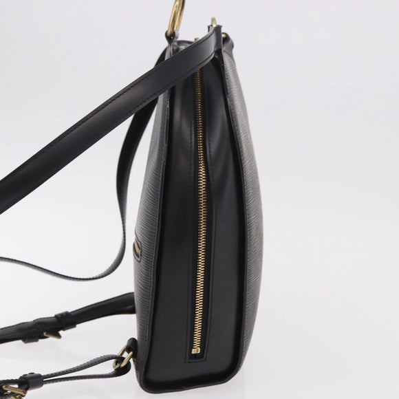 LOUIS VUITTON Epi Mabillon Backpack Black M52232 LV Auth 190121