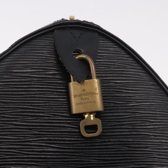 LOUIS VUITTON Epi Speedy 35 Hand Bag Black M42992 LV Auth 190122SAV
