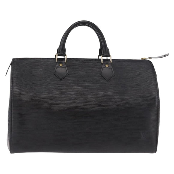 LOUIS VUITTON Epi Speedy 35 Hand Bag Black M42992 LV Auth 190122SAV