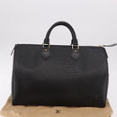LOUIS VUITTON Epi Speedy 35 Hand Bag Black M42992 LV Auth 190122SAV-12