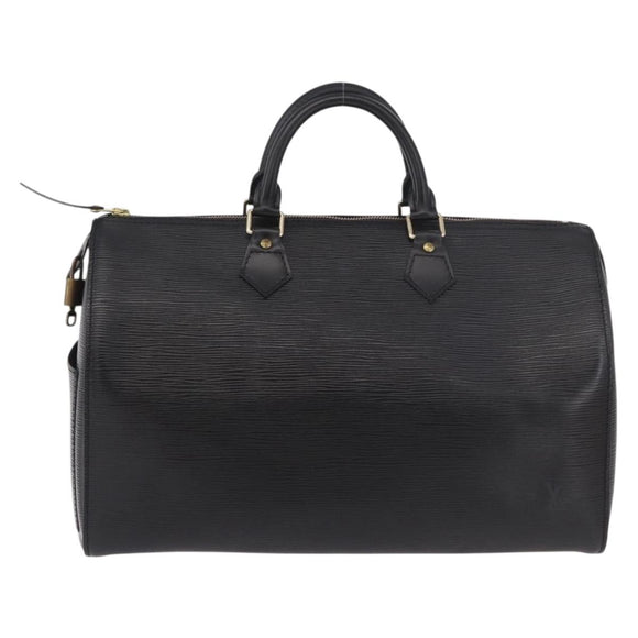 LOUIS VUITTON Epi Speedy 35 Hand Bag Black M42992 LV Auth 190122SAV